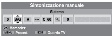 TOSHIBA AV505D - Sintonizzazione manuale - 4