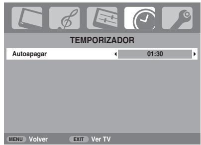 TOSHIBA AV505D - Pulse (MENy < 0> para seleccionar el menu TEMPORIZADOR. - 1