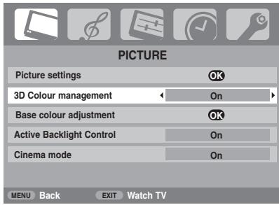 TOSHIBA AV505D - 3D Colour management - 1