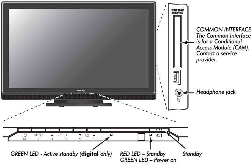 TOSHIBA AV505D - Using the controls - 1