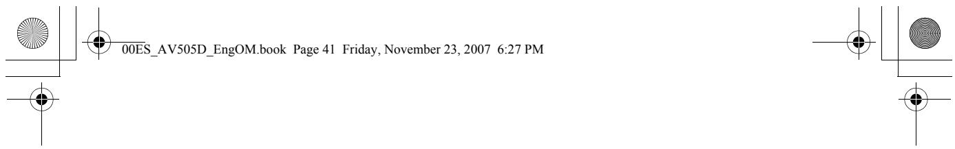TOSHIBA AV505D - Caractéristiques techniques et accessoires - 8