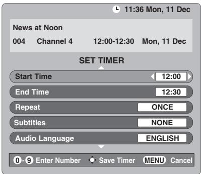 TOSHIBA AV505D - Information - 2