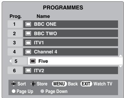 TOSHIBA AV505D - Digital manual tuning - 5