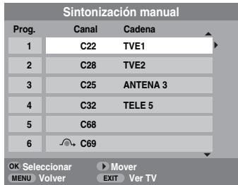 TOSHIBA AV505D - Debe permitted que el televator termine la búsqueda. - 1