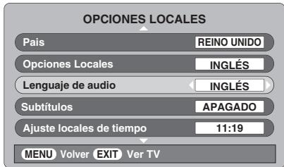 TOSHIBA AV505D - Idiomas de audio - 1