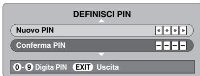 TOSHIBA AV505D - Impostazione del PIN - 3