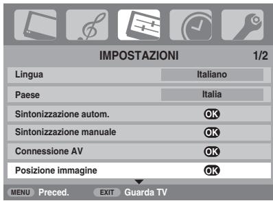 TOSHIBA AV505D - Posizione immagine - solo analogico - 2
