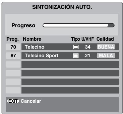 TOSHIBA AV505D - Sintonizacion por primera vez - 6