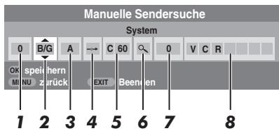 TOSHIBA AV505D - Manuelle Sendersuche - 1