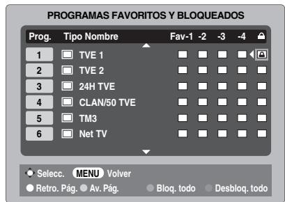 TOSHIBA AV505D - Bloqueo de programas - 1