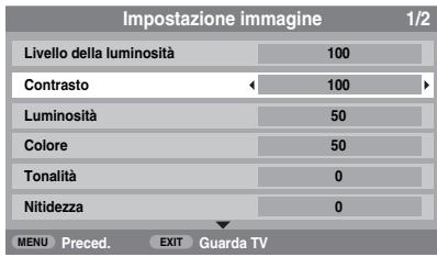 TOSHIBA AV505D - Preferenze per l'immagine - 1