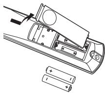 TOSHIBA TL838 - Insertion des piles et portée - 1