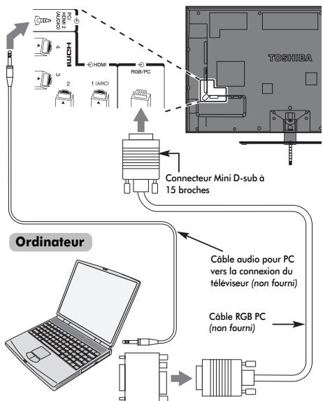 TOSHIBA VL-748 - Pour connecteur un PC à la prise RGB/PC - 1