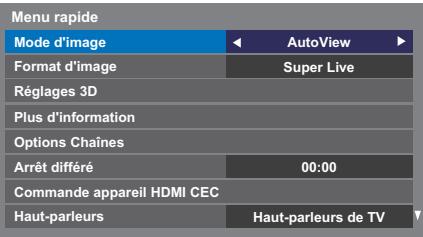TOSHIBA TL938 - Menu Rapide - 1
