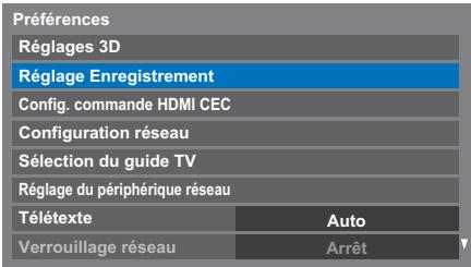 TOSHIBA TL938 - Pour sélectionner le disque dur USB et la partition pour l'enregistrement: - 1