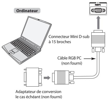 TOSHIBA TL938 - Pour connecter un PC à la prise RGB/PC - 1