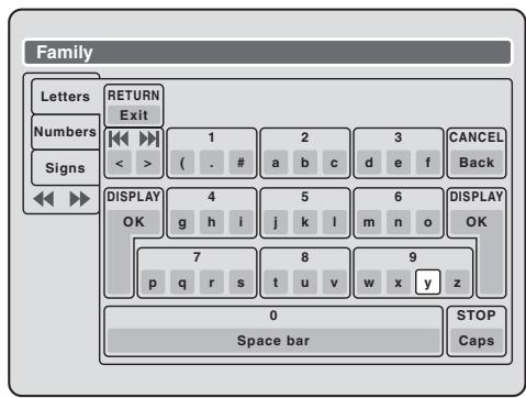 TOSHIBA D-VR6 - Changement du nom d'un titre - 4
