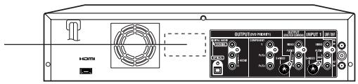TOSHIBA D-VR6 - Emplacement des marquages nécessaires - 1