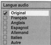 TOSHIBA RD-XV49DTKF2 - Langue audio (Par défaut: Original) (DVD uniquement) - 1