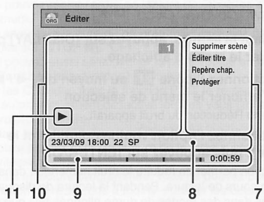 Éditer Supprimer scène Éditer titre Repère chap. Protéger 23/03/09 18:00 22 SP 0:00:59