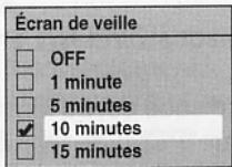 TOSHIBA RD-XV49DTKF2 - Écran de veille (Par défaut: 10 minutes) - 1
