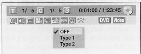T 1/ 5 C 1/ 5 0:01:00 / 1:23:45 OFF Type 1 Type 2