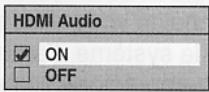 TOSHIBA RD-XV49DTKF2 - HDMI Audio (Par défaut: ON) - 1