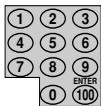 SHARP 27C540 - Enter a 4-digit secret No. using the REMOTE KEYPAD. - 1