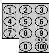 SHARP 27C540 - Enter the 4-digit secret No. using the REMOTE KEYPAD, then V-CHIP BLOCK will be canceled temporarily. If the wrong secret No. is chosen, "SECRET No. IS INCORRECT" will be displayed. Input the secret No. again in this case. - 1