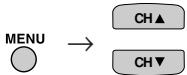 SHARP 27C540 - Channel Setting - 1