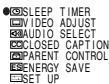 SHARP 27C540 - Language - 2