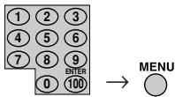 SHARP 27C540 - Press MENU to exit. - 1