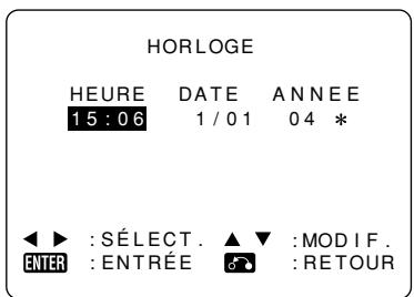 SHARP DV-HR300S/350S - Saisissez l'heure à l'aide des touches numériques ou de ▲/▼. - 1
