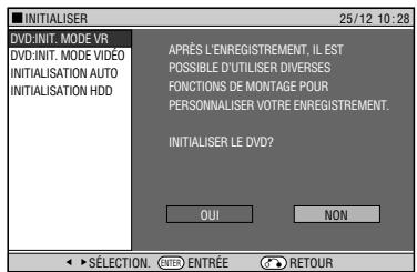 SHARP DV-HR300S/350S - Opérations de base pour INITIALISER/FINALISER - 3