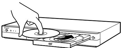 SHARP DV-HR300S/350S - Chargement d'un disque - 5
