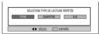 SHARP DV-HR300S/350S - Lecture repétée d'un titre ou d'un chapitre (Lecture repétée) - 1