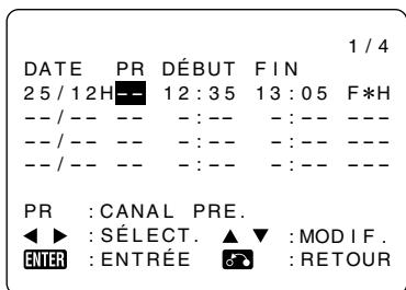 SHARP DV-HR300S/350S - Appuyez sur SET/ENTER pour valider. - 1