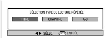 SHARP DV-HR300S/350S - Lecture repétée d'un titre ou d'un chapitre (Lecture repétée) - 1