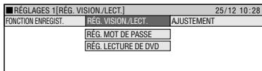 SHARP DV-HR300S/350S - Opérations de base pour RÉGLAGE DE VISIONNAGE/LECTURE - 2