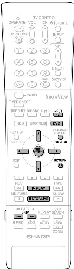 SHARP DV-HR300S/350S - MENU - 1