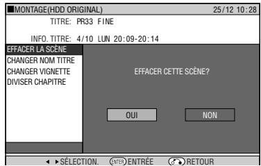 SHARP DV-HR300S/350S - Appuyez sur pour selectionner "OUI", puis appuyez sur SET/ENTER. - 1