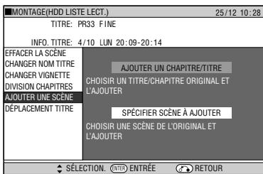 SHARP DV-HR300S/350S - Sélection et ajust d'une scène - 1