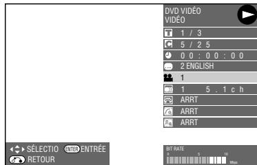 SHARP DV-HR300S/350S - Appuyez sur / pour selec-tionner une option, puis appuyez sur SET/ENTER. - 1