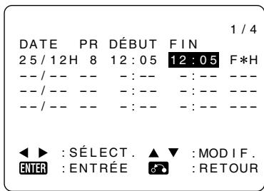 SHARP DV-HR300S/350S - Enregistrementprogramme en spécifiquela date, l'heure et le canal - 5
