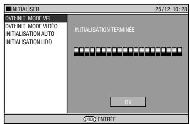 SHARP DV-HR300S/350S - Opérations de base pour INITIALISER/FINALISER - 6