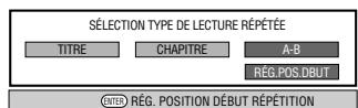 SHARP DV-HR300S/350S - Lecture repétée A-B (Lecture repétée d'un passage spécifique) - 1