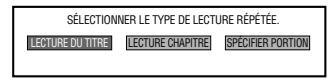 SHARP DV-HR400F - Lecture repétée d'un titre ou d'un chapitre (Lecture repétée) - 1