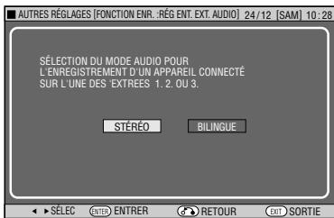SHARP DV-HR400F - Opérations de base pour le réglage de FONCTION ENR. (FONCTION ENREGISTREMENT) - 4