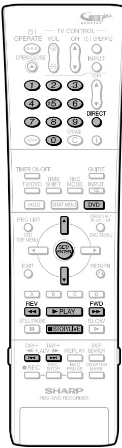 SHARP DV-HR400F - Appuyez sur  PLAY. - 1