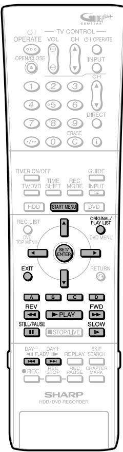 SHARP DV-HR400F - Appuyez sur EXIT pour quitter le mode de MONTAGE. - 1